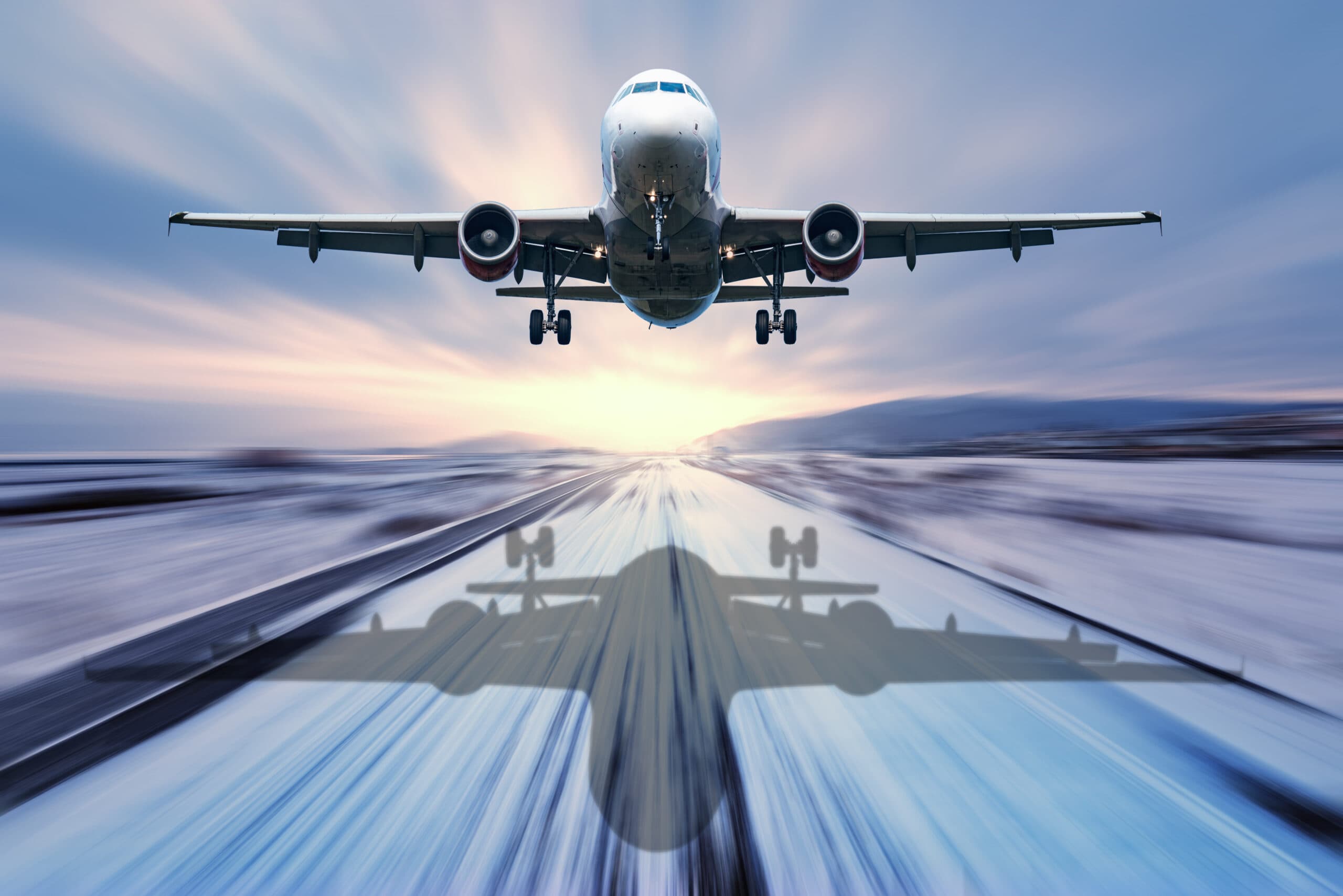 Flygets klimatpåverkan: Flygplan lyfter