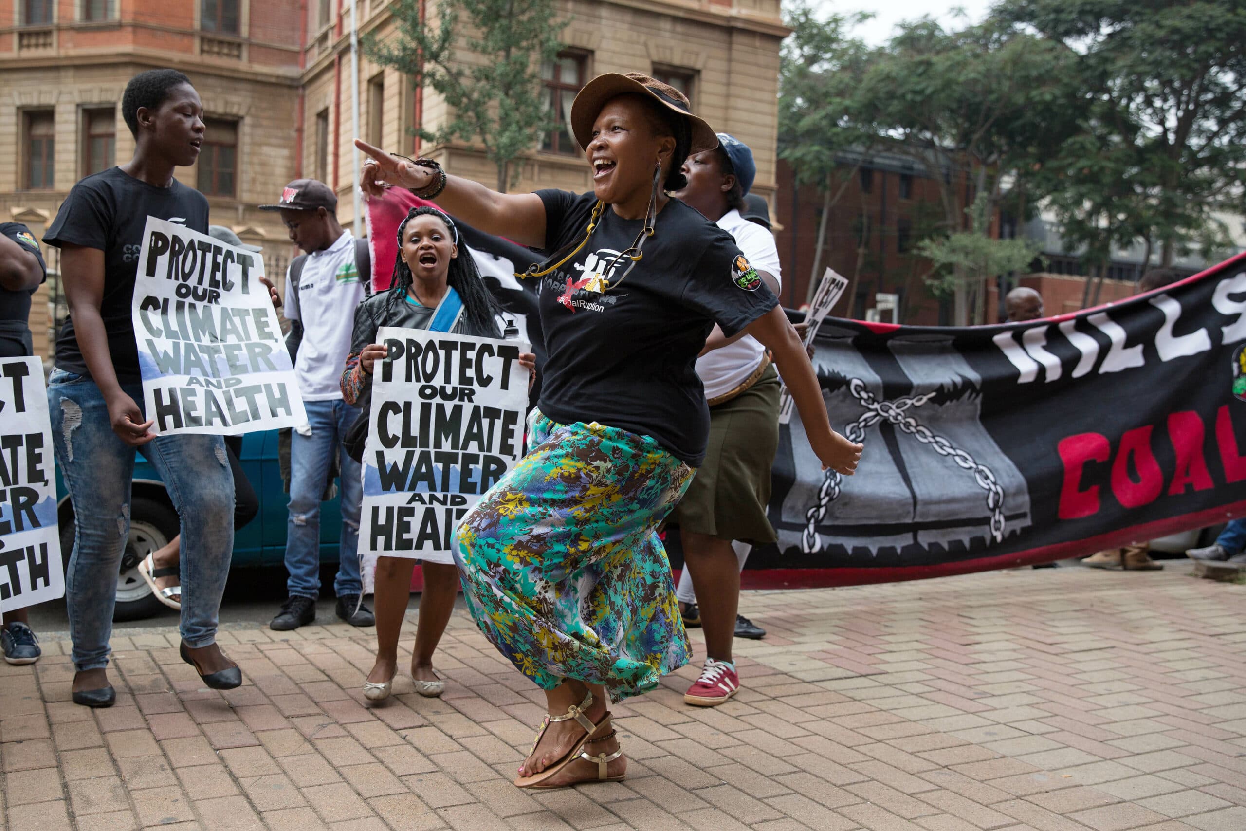 kol, klimat, demonstration, Sydafrika, klimatförändringar, växthusgaser, Earthlife Africa, CER, ...