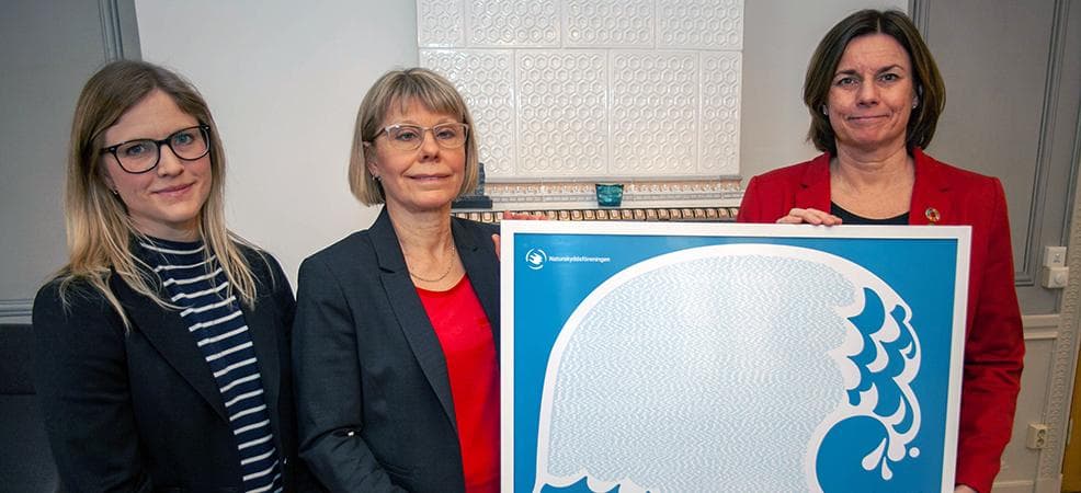 överlämning, Johanna Källén Fox, Skyddat hav, Karin Lexén, Isabella Lövin, Miljö- och ...