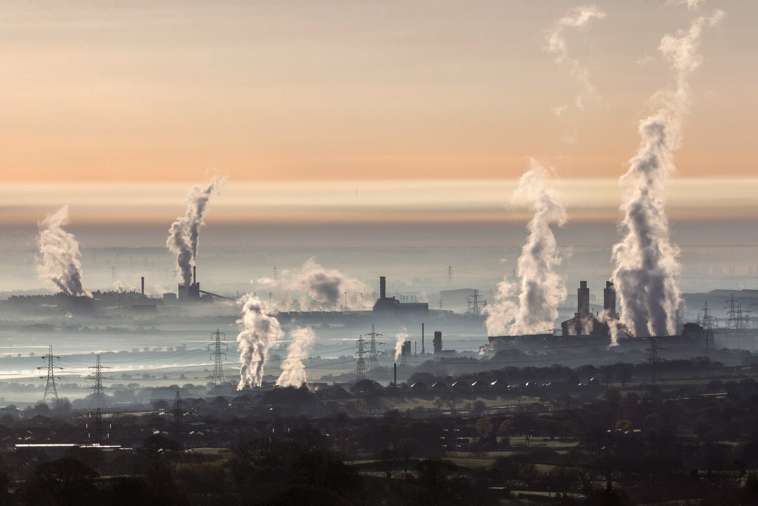 industry, pollution, energy, industrial landscape, fog, steel, power, generator, power station, ...