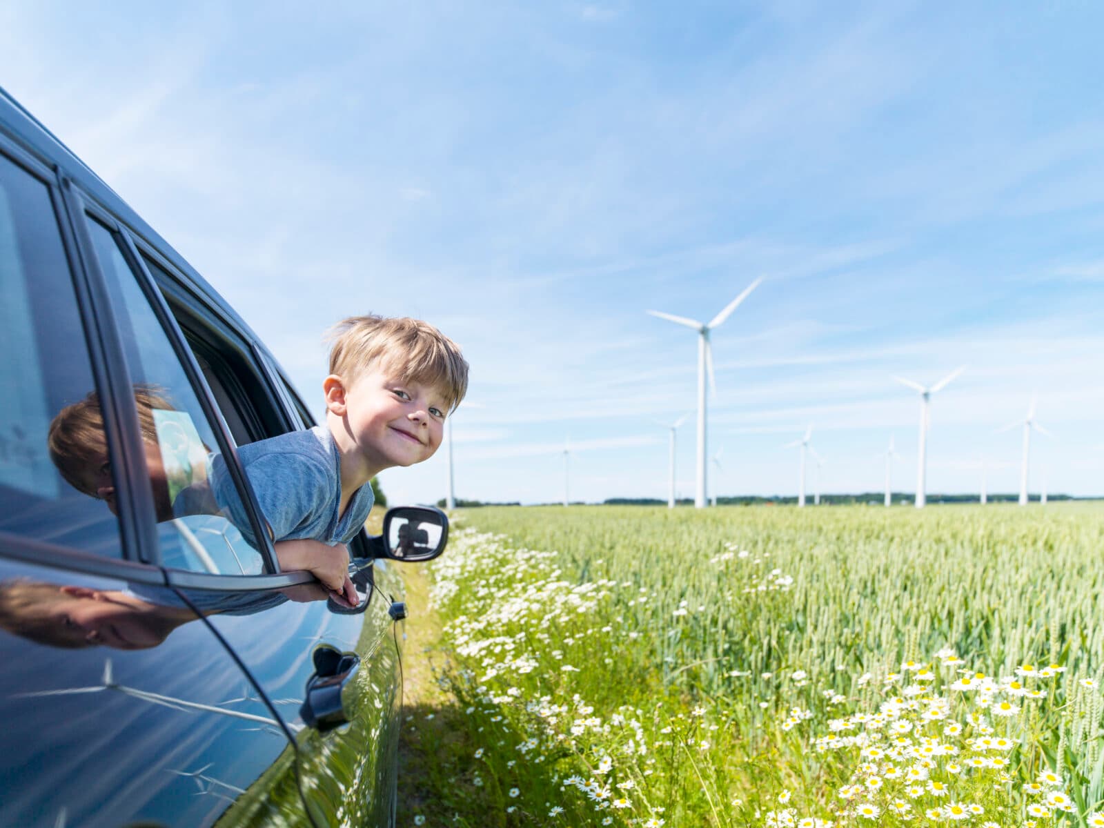 blonde, boys, car, car holiday, clear sky, climate smart, cultivate, cultivated field, day, ...
