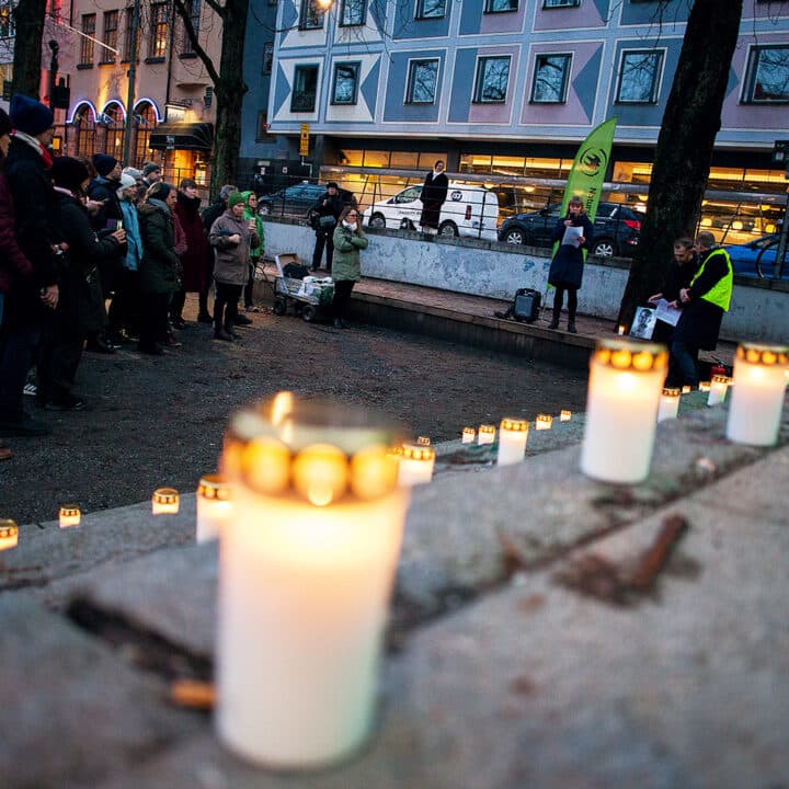 Benjamin Ramos,Ljusmanifestation,Medborgarplatsen,Miljöförsvarare