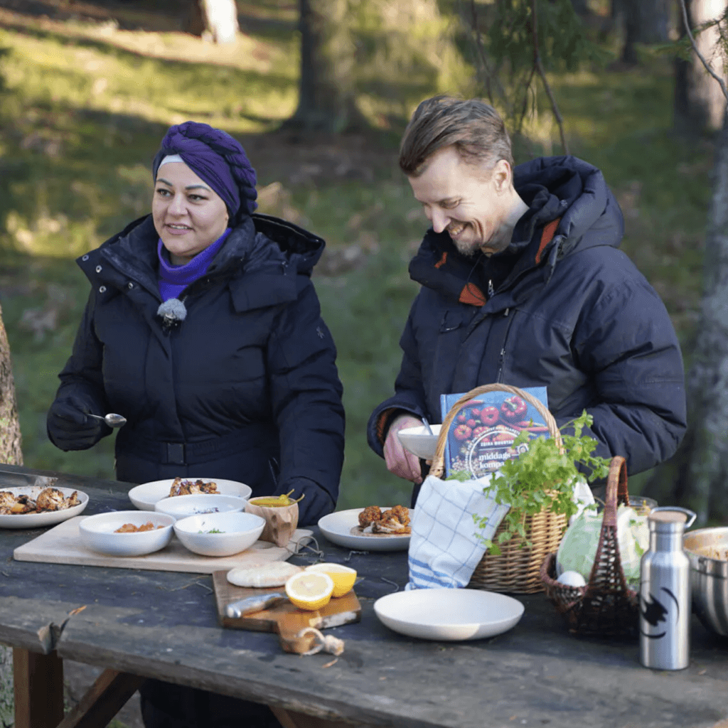 Paul, Zeina, marknad, mobilisering, tackhälsning, personlig film, film, utomhus