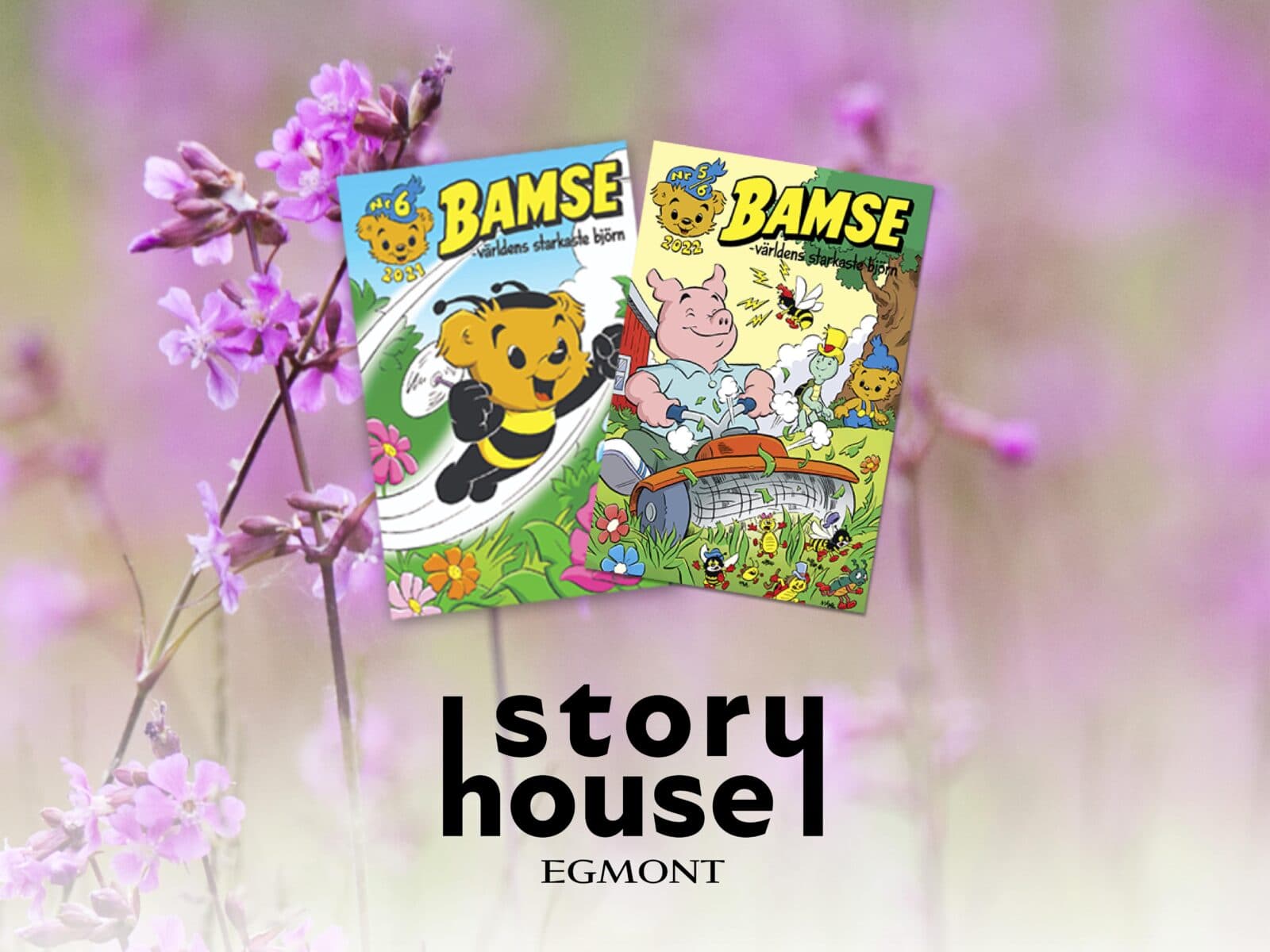 tidningen bamse har i samarbete med operation: rädda bina ett nummer som lyfter biologisk mångfald