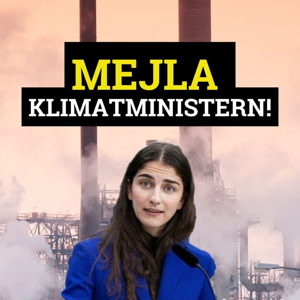 Mejla klimatministern Romina Pourmokhtari